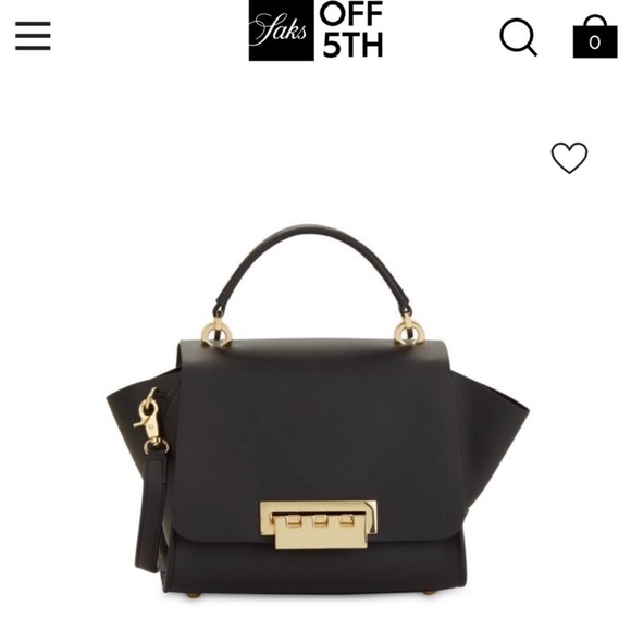 Zac Zac Posen Eartha Flap Leather Top Handle Bag